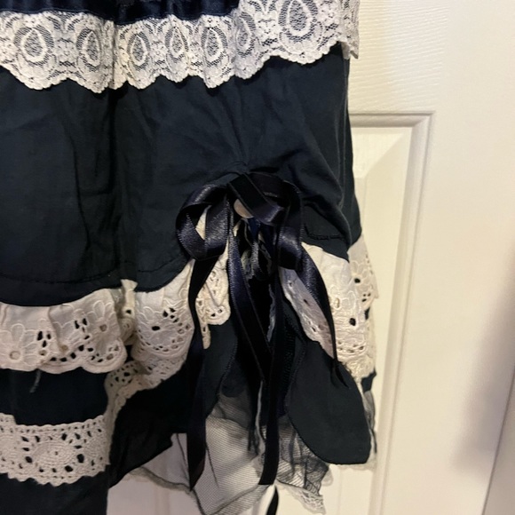 Summer MiniDress with Blue Ribbons - Picture 4 of 6